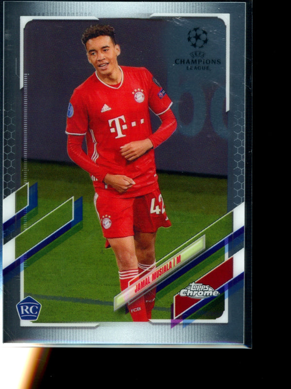 Jamal Musiala 2021 Topps  Chrome UCL RC