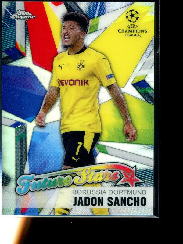 Jadon Sancho 2021 Topps  Chrome UCL Future Stars