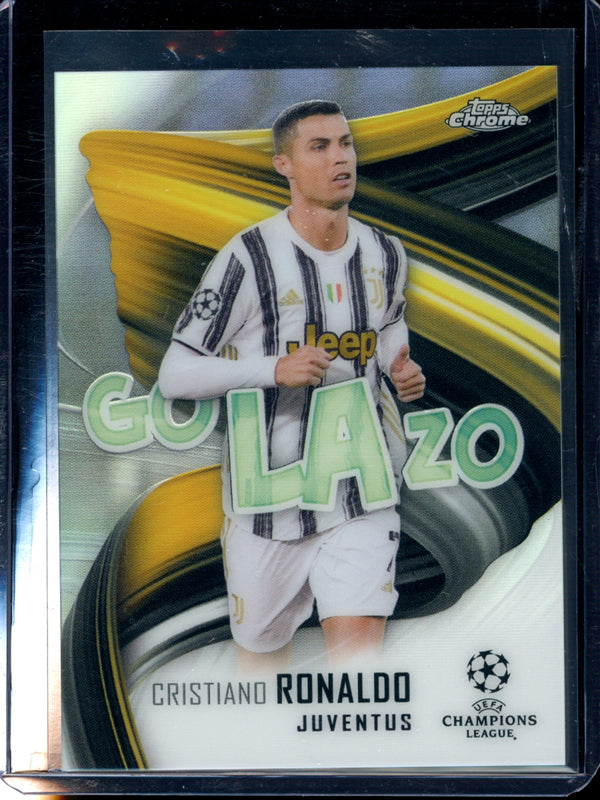 Cristiano Ronaldo 2021 Topps  Chrome UCL Golazo