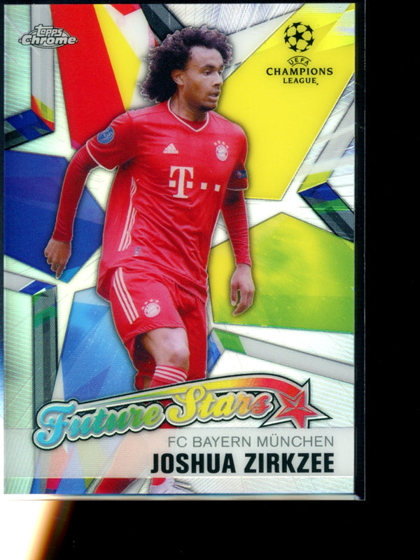 Joshua Zirkzee 2021 Topps  Chrome UCL Future Stars