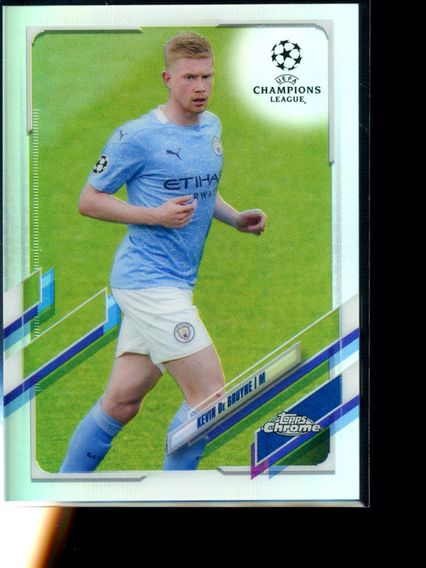 Kevin De Bruyne 2021 Topps  Chrome UCL Refractor