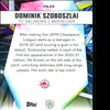 Dominik Szoboslai 2021 Topps  Chrome UCL Future Stars