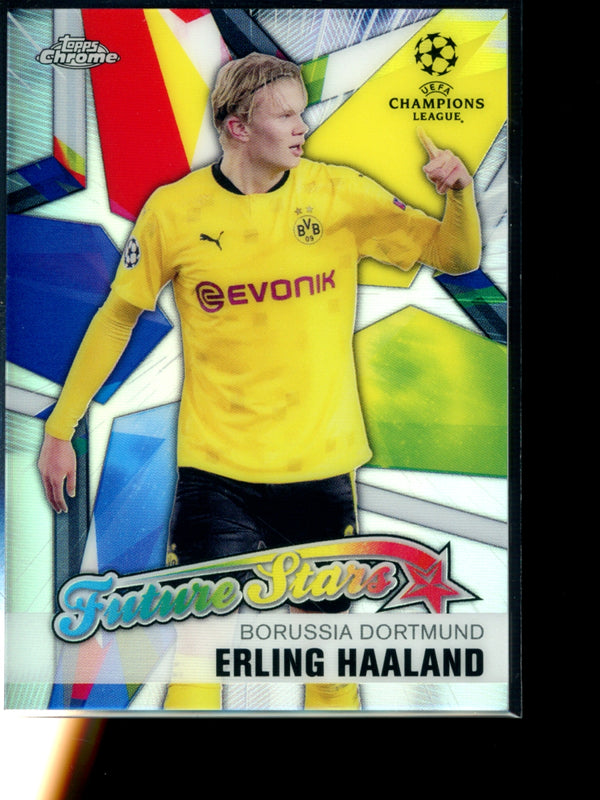 Erling Haaland 2021 Topps  Chrome UCL Future Stars