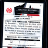 Jonathan Burkardt 2021 Topps  Finest Refractor Auto