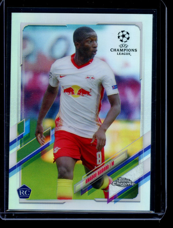 Amadou Haidara 2021 Topps  Chrome UCL Refractor RC