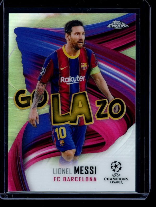 Lionel Messi 2021 Topps  Chrome UCL Golazo