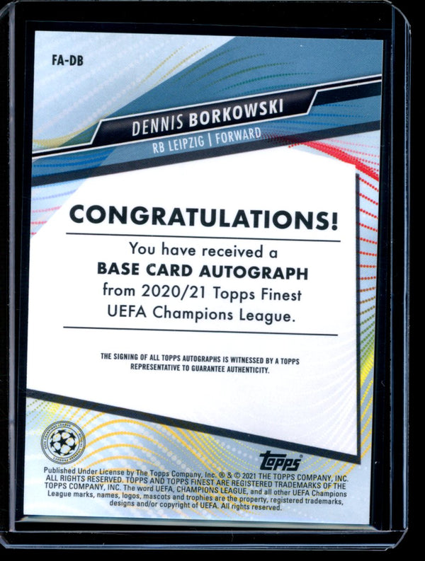 Dennis Borkowski 2021 Topps  Finest Auto RC