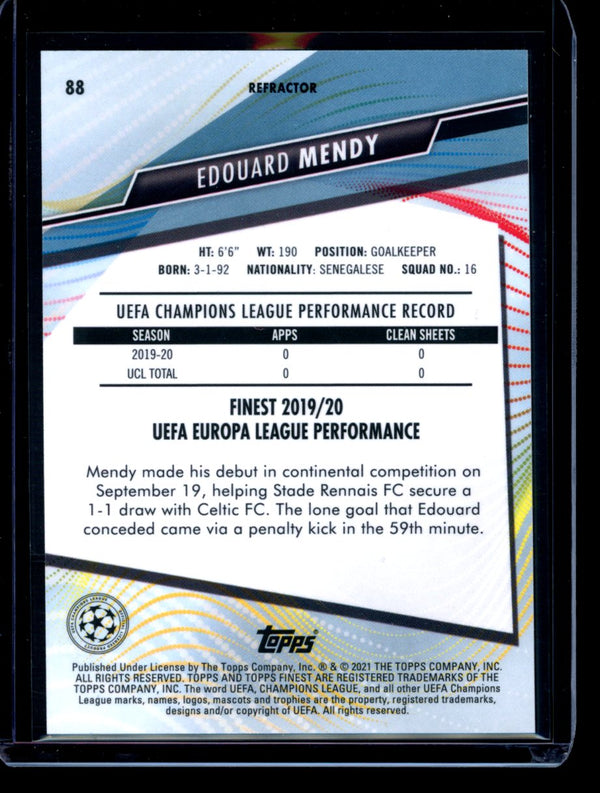 Edouard Mendy 2021 Topps  Finest Refractor RC