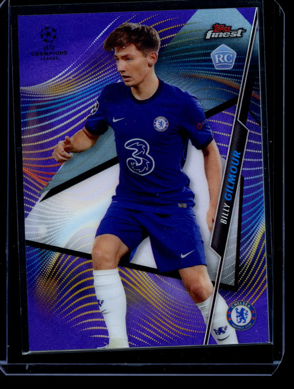 Billy Gilmour 2021 Topps  Finest Purple Refractor RC 183/250
