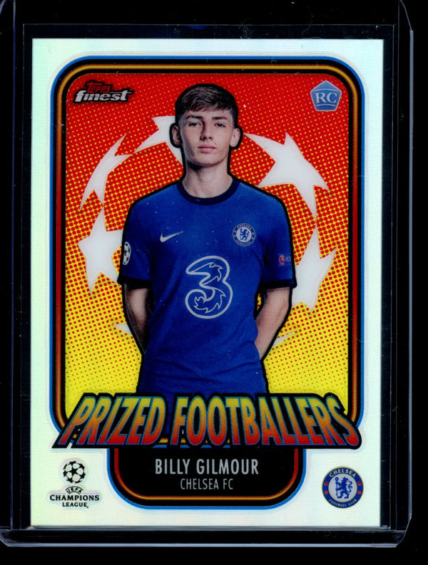 Billy Gilmour 2021 Topps  Finest Prized Footballers RC