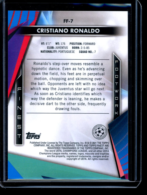 Cristiano Ronaldo 2021 Topps  Finest Finest Footwork