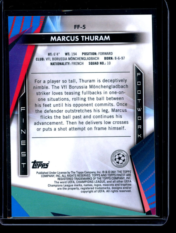 Marcus Thuram 2021 Topps  Finest Finest Footwork