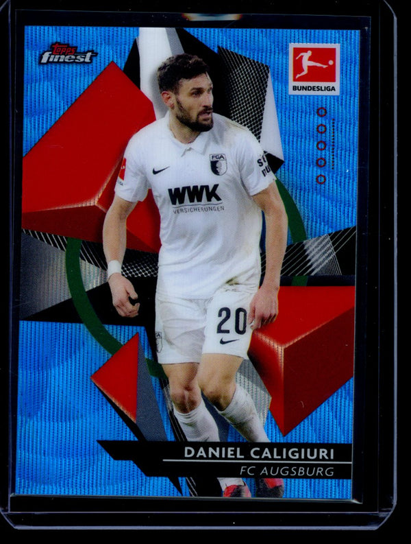 Daniel Caligiuri 2021 Topps  Finest Blue Wave Refractor 46/150