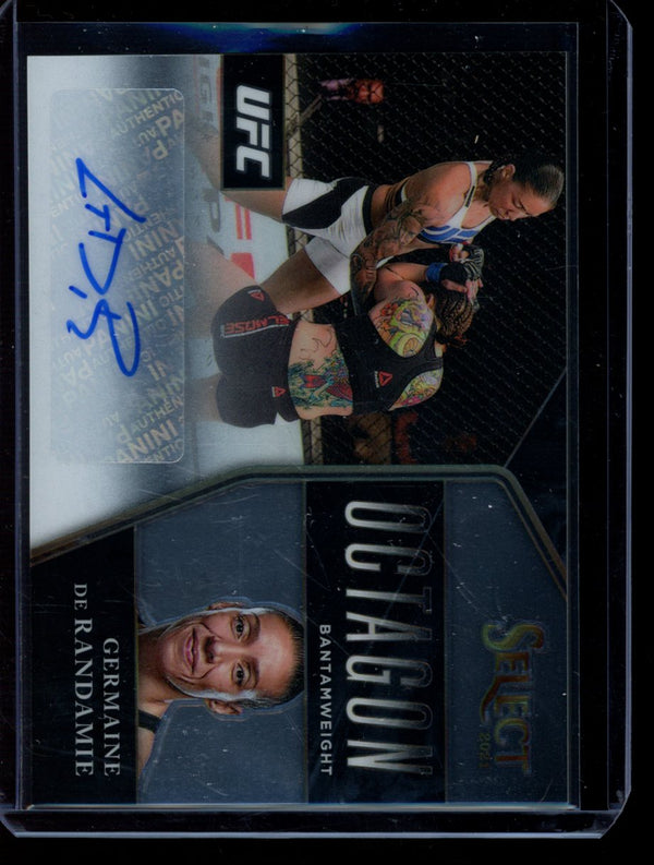 Germaine De Randamie 2021 Panini Select UFC Octagon Action Signatures 83/249