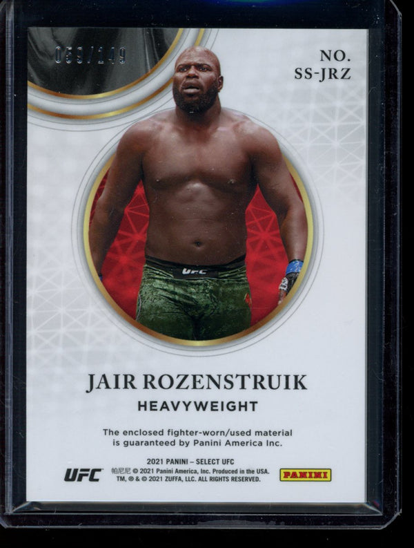 Jair Rozenstruik 2021 Panini Select UFC Select Swatches 59/149