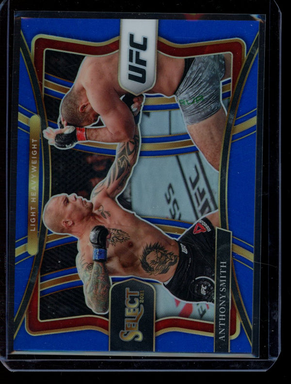 Anthony Smith 2021 Panini Select UFC Premier Level Blue 05/49