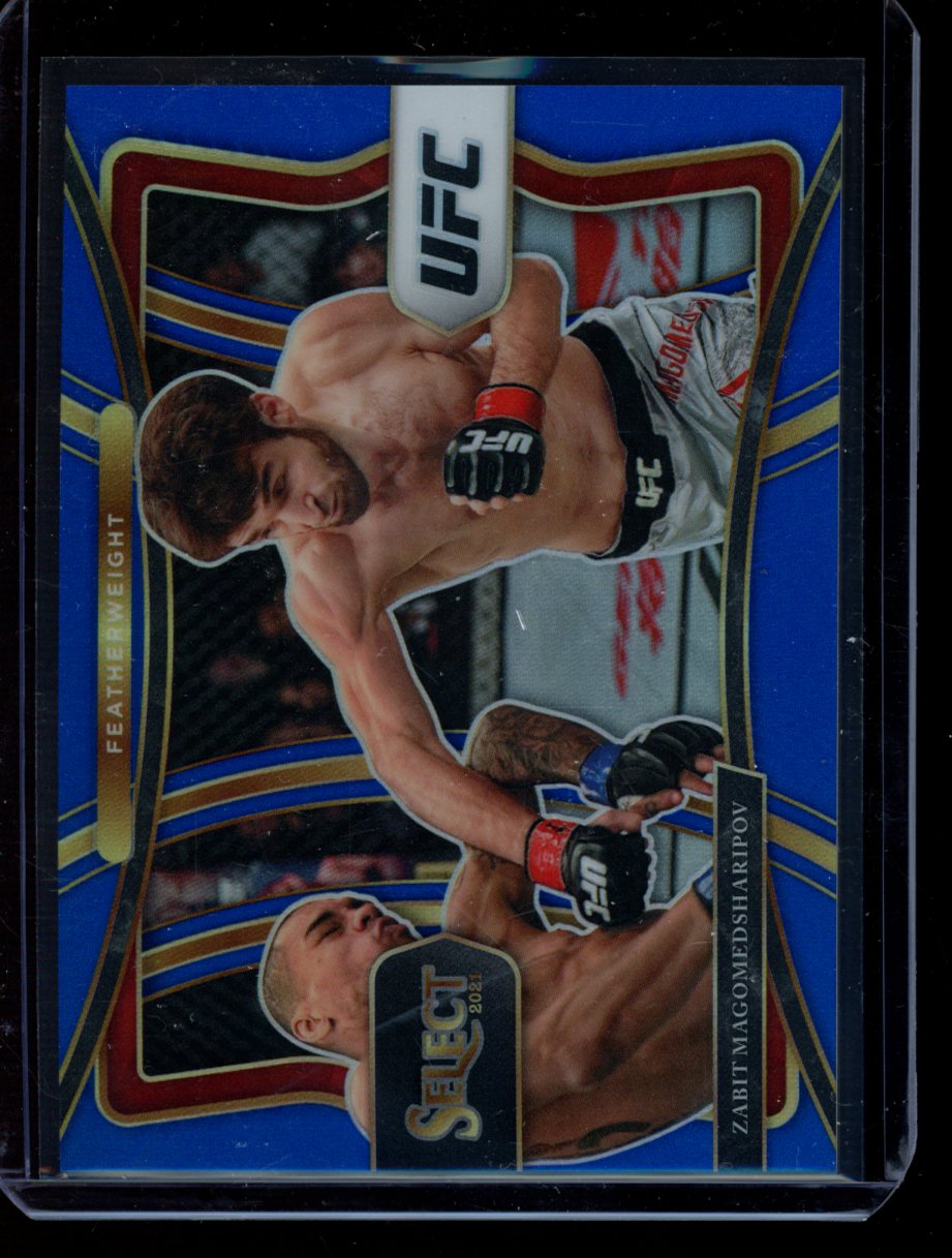 Zabit Magomedsharipov 2021 Panini Select UFC Premier Level Blue 07/49