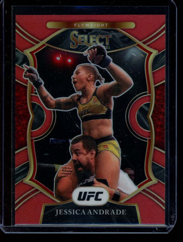 Jessica Andrade 2021 Panini Select UFC Concourse Red 15/99