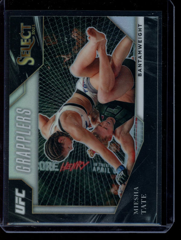 Miesha Tate 2021 Panini Select UFC Grapplers Silver