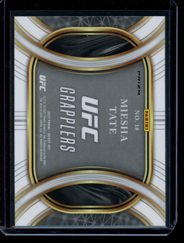 Miesha Tate 2021 Panini Select UFC Grapplers Silver