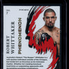 Robbert Whittaker 2021 Panini Select UFC Phenomenons Silver