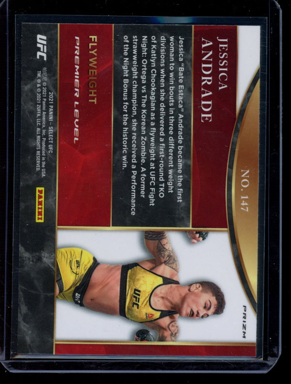 Jessica Andrade 2021 Panini Select UFC Premier Level Silver