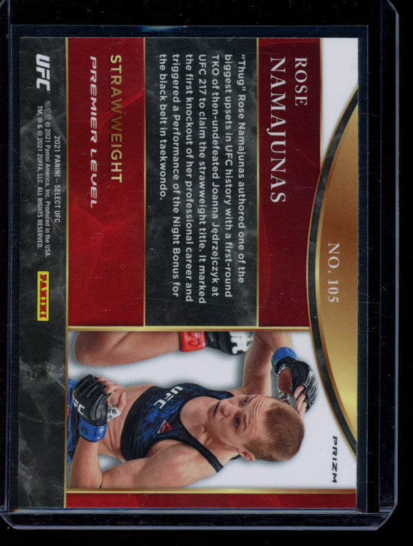 Rose Namajunas 2021 Panini Select UFC Premier Level Scope