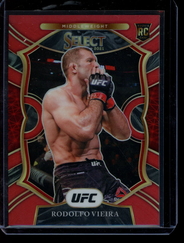 Rodolfo Vieira 2021 Panini Select UFC Concourse Red RC 16/99