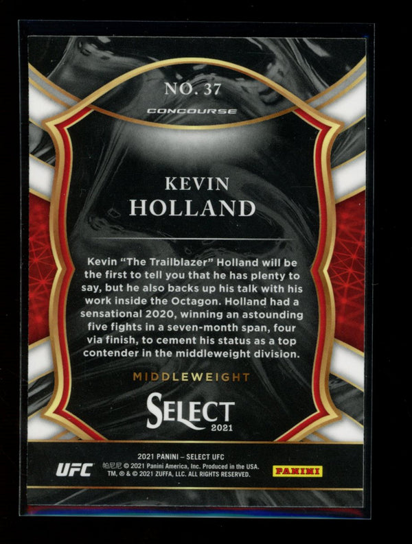 Kevin Holland 2021 Panini Select UFC Concourse RC