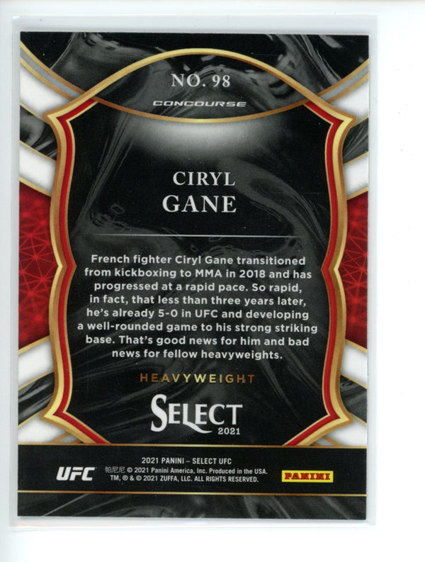 Ciryl Gane 2021 Panini Select UFC Concourse RC