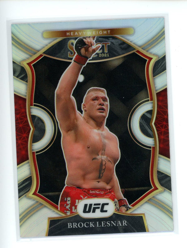 Brock Lesnar 2021 Panini Select UFC Concourse Silver