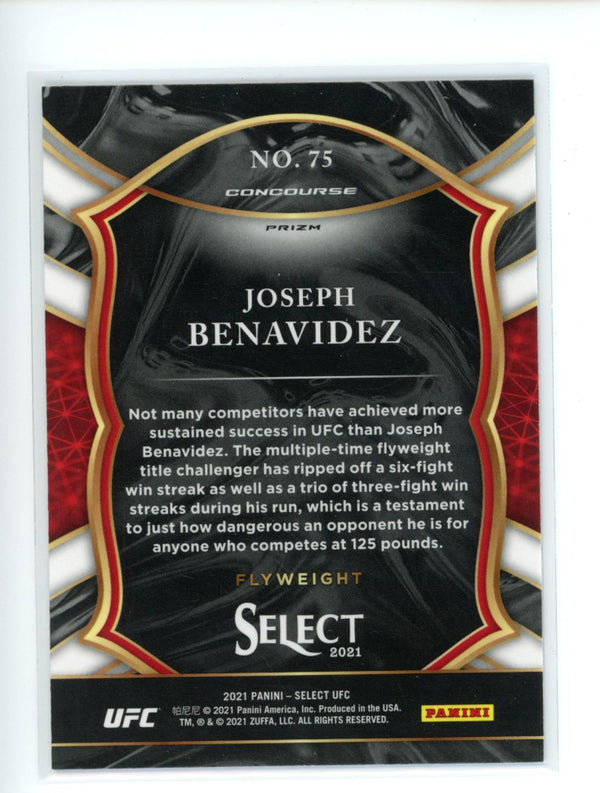 Joseph Benavidez 2021 Panini Select UFC Concourse Silver