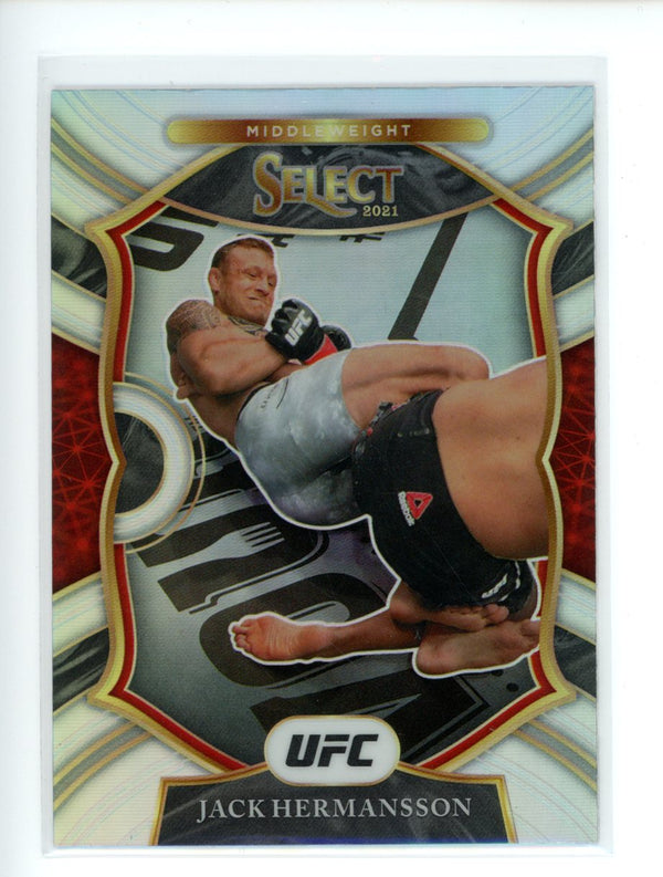 Jack Hermansson 2021 Panini Select UFC Concourse Silver