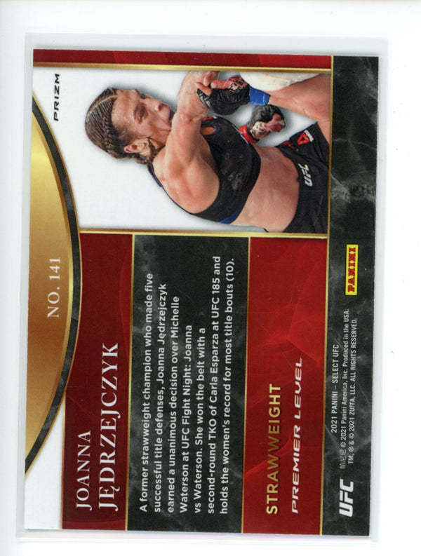 Joanna Jedrzejczyk 2021 Panini Select UFC Premier Level Silver