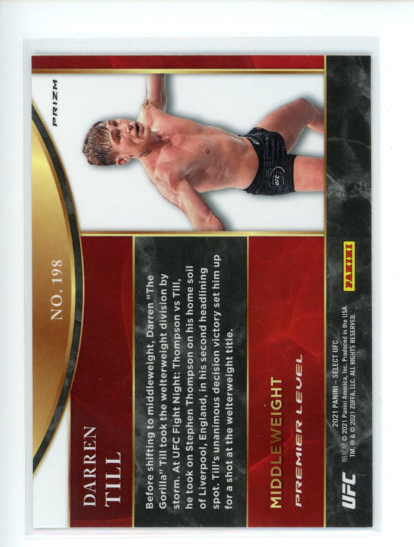 Darren Till 2021 Panini Select UFC Premier Level Silver