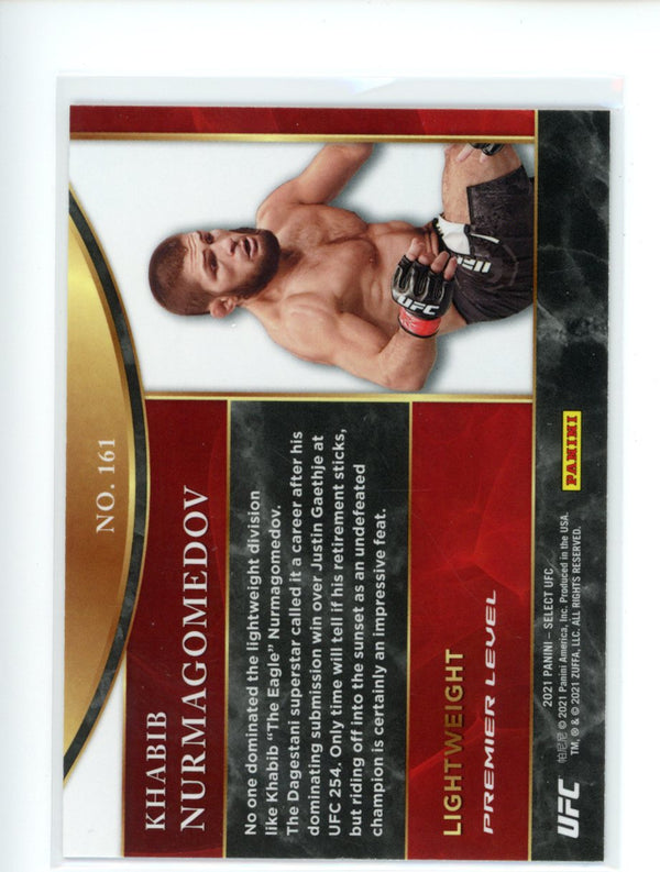 Khabib Nurmagomedov 2021 Panini Select UFC Premier Level