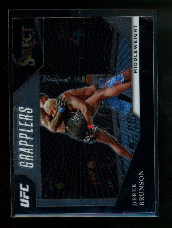 Derek Brunson 2021 Panini Select UFC Grapplers