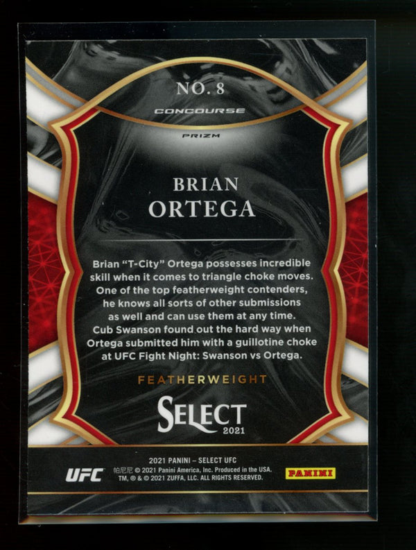 Brian Ortega 2021 Panini Select UFC Concourse Scope