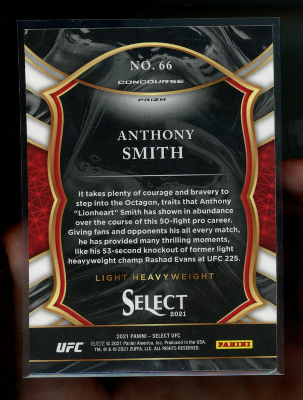 Anthony Smith 2021 Panini Select UFC Concourse Scope