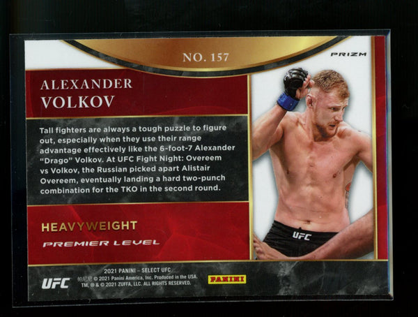 Alexander Volkov 2021 Panini Select UFC Premier Level Tri Color