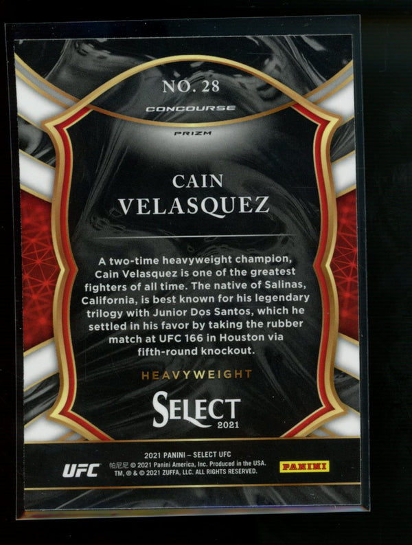 Cain Velasquez 2021 Panini Select UFC Concourse Tri-Color