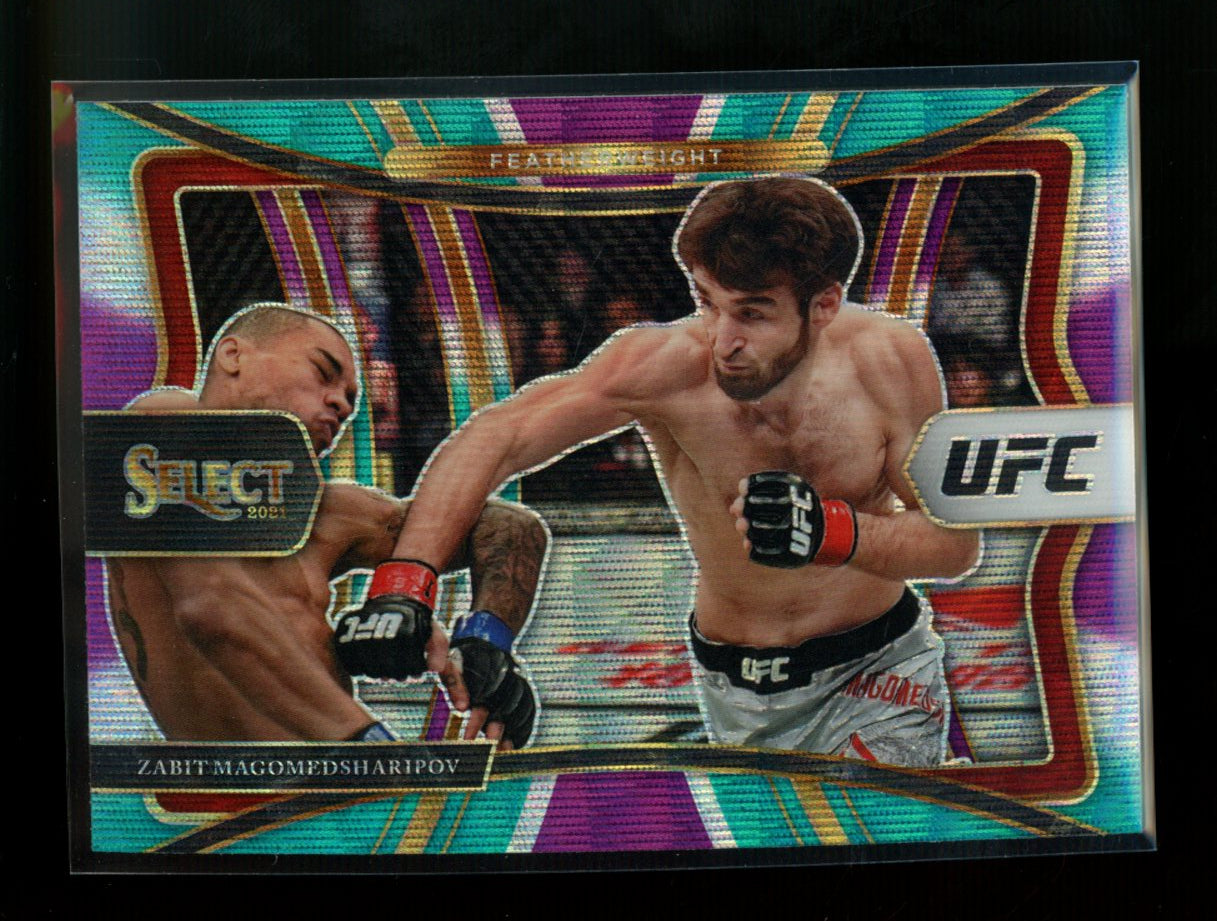 Zabit Magomedsharipov 2021 Panini Select UFC Premier Level Tri Color