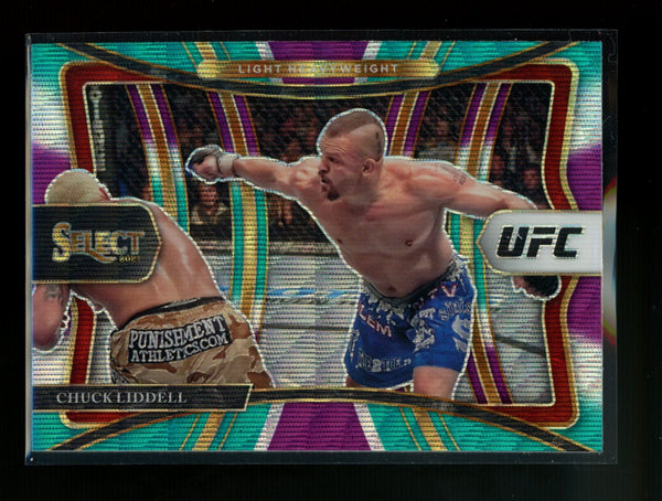 Chuck Liddell 2021 Panini Select UFC Premier Level Tri Color