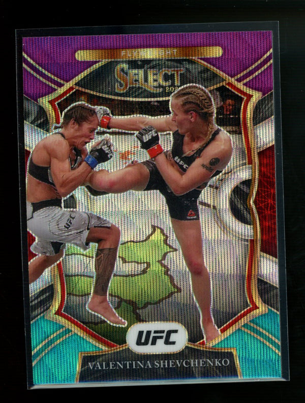 Valentina Shevchenko 2021 Panini Select UFC Concourse Tri-Color