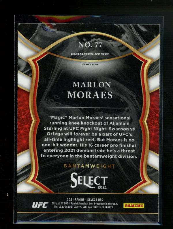 Marlon Moraes 2021 Panini Select UFC Concourse Tri-Color