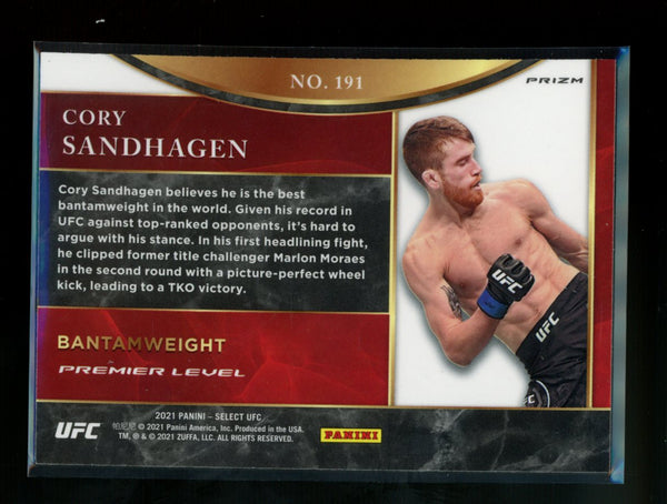 Cory Sandhagen 2021 Panini Select UFC Premier Level Silver