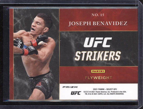 Joseph Benavidez 2021 Panini Select UFC Strikers Silver