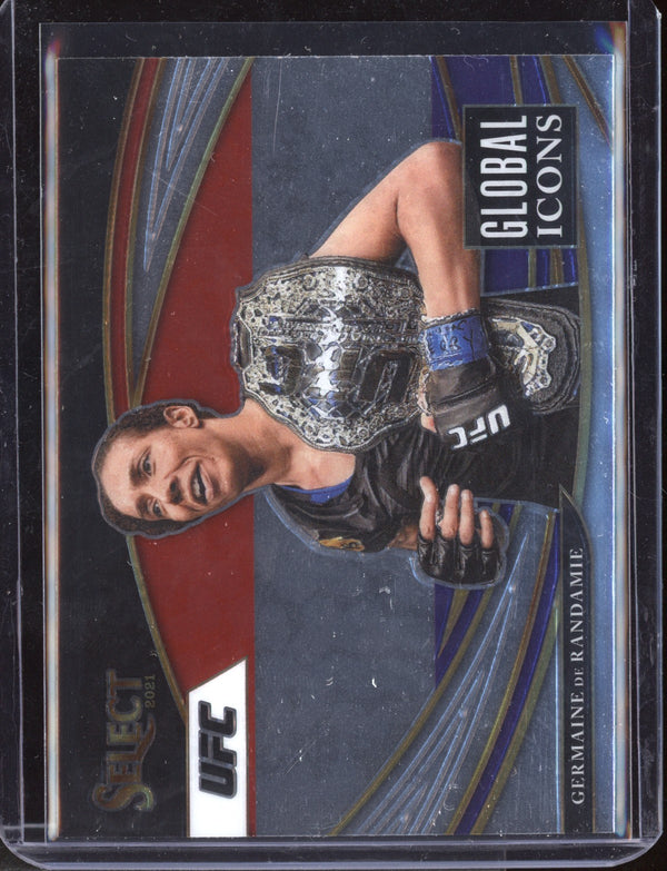 Germaine de Randamie 2021 Panini Select UFC Global Icons