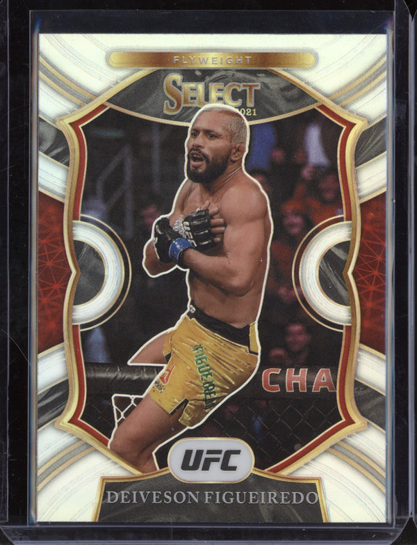 Deiveson Figueiredo 2021 Panini Select UFC Concourse Silver Prizm