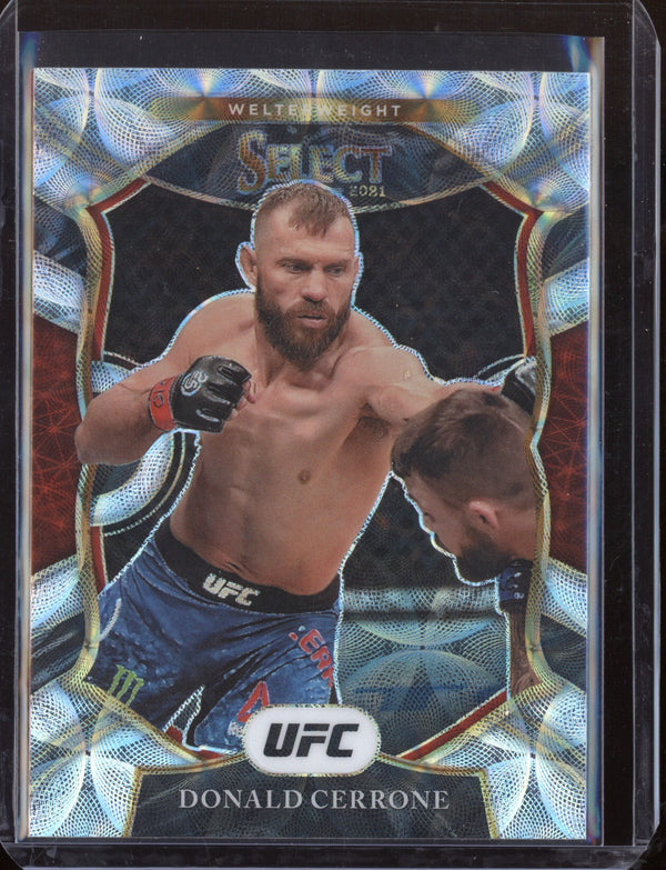 Donald Cerrone 2021 Panini Select UFC Concourse Disco Prizm Parallel